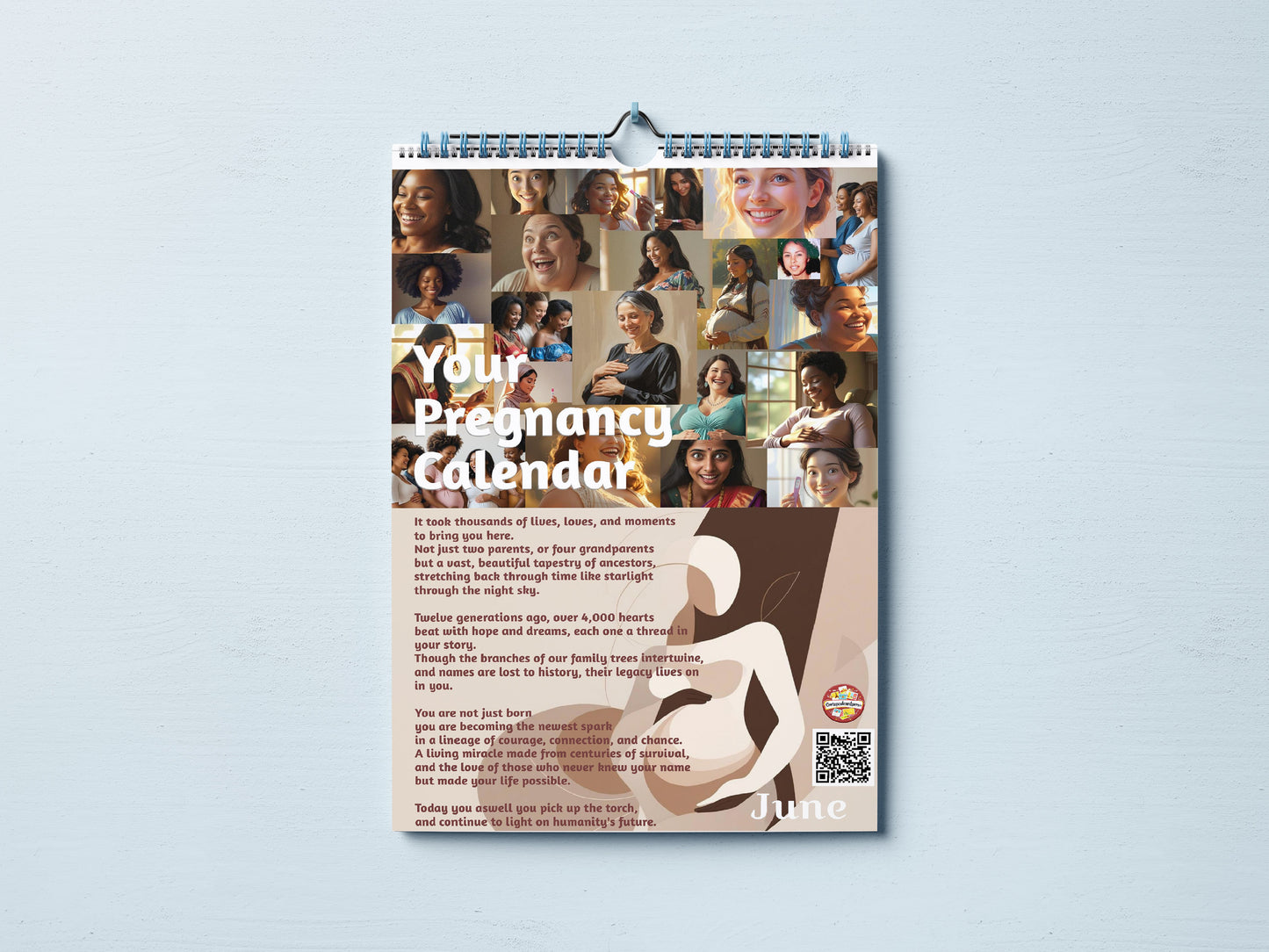 Pregnancy Calendar. Wall calendars 2025-2026 (US & CA)