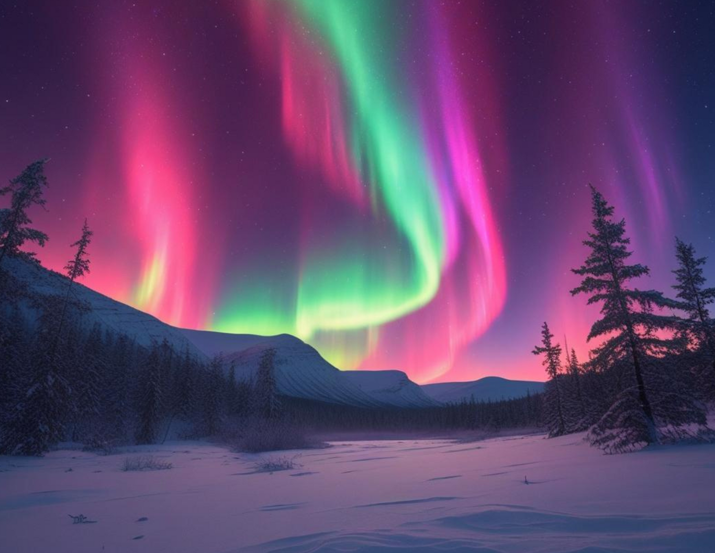 The night skies of Canada Pack of 10 Post Cards (US & CA)