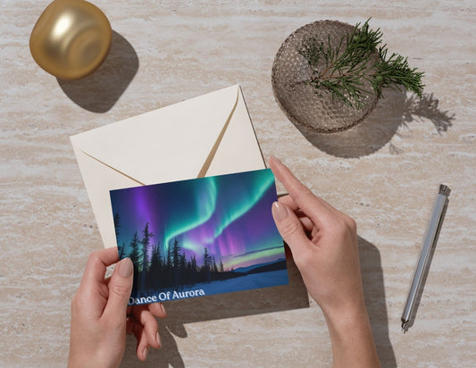Dance Of Aurora Pack of 10 Post Cards (US & CA)